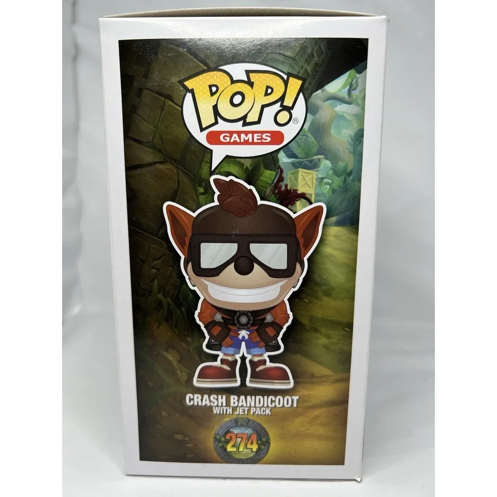 Funko Pop Crash Bandicoot with Jet Pack‎ 274 Toys R Us Exclusive Vinyl Figure